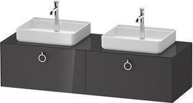 Duravit Waschtischunterbau WHITE TULIP 1600x408x550mm gra sdm o ES