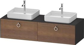 Duravit Waschtischunterbau WHITE TULIP 1600x408x550mm amerik NB / gra sdm o ES