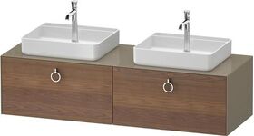 Duravit Waschtischunterbau WHITE TULIP 1600x408x550mm ami NB / Steingr hgl o ES