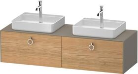 Duravit Waschtischunterbau WHITE TULIP 1600x408x550mm Ei na mass / Steing sdm o