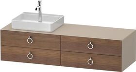 Duravit Waschtischunterbau WHITE TULIP 1600x408x550mm amerik NB / ta sdm o ES