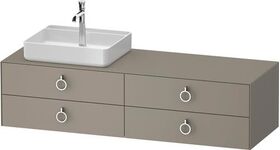 Duravit Waschtischunterbau WHITE TULIP 1600x408x550mm Steingr sdm o ES