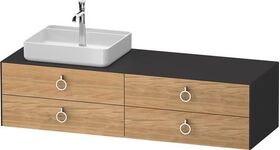 Duravit Waschtischunterbau WHITE TULIP 1600x408x550mm Ei na mass / gra sdm o ES