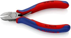 Seitenschneider f.Ku.Gesamt-L.125mm ger.Mehrkomp.-Hüllen KNIPEX