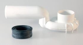 IDS Absaugformstück für Urinal, Ablauf senkrecht weiß IDEAL STANDARD