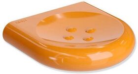 HEWI Seifenablage Ser 477, groß, mit Noppen orange