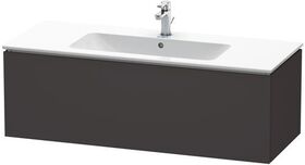 Duravit Waschtischunterbau L-CUBE 1220x481x400mm graphit supermatt
