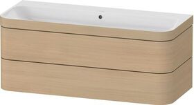 Duravit Waschtischset HAPPY D.2 PLUS 2 Schubk 1175x490mm e HL medi eiche