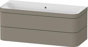 Duravit Waschtischset HAPPY D.2 PLUS 2 Schubk 1175x490mm e HL Steingr sdm