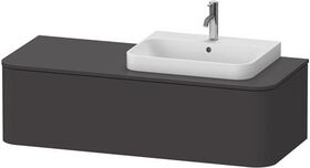 Duravit WTU HAPPY D.2 PLUS 1300x550mm 1 Ausz. WT re gra s-matt o ES