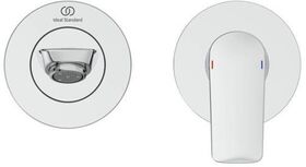 IDS Wand-Waschtischarmatur CONNECT AIR UP Bausatz 2 Ausl. 185mm chrom IDEAL STANDARD