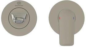 IDS Wand-Waschtischarmatur CONNECT AIR UP Bausatz 2 Ausl. 225mm silver storm IDEAL STANDARD