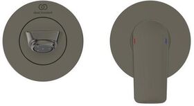 IDS Wand-Waschtischarmatur CONNECT AIR UP Bausatz 2 Ausl. 185mm magnetic grey IDEAL STANDARD