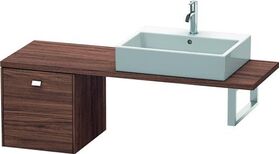 Duravit Konsolenunterschrank BRIOSO Gri chrom 442x420x480mm nussbaum dunkel