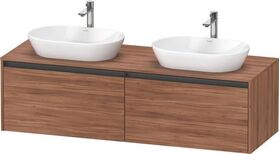 Duravit Waschtischunterbau Ketho.2 1600x459x550mm Be beids nussbaum natur