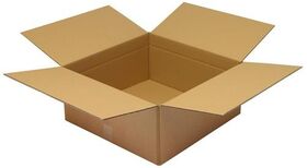 Faltkarton 2-wellig Maße 550x550x250mm Qualität 2.30BC braun TRANSPAK - VPE: 20