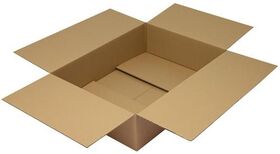 Faltkarton 2-wellig Maße 780x580x200mm Qualität 2.30BC braun TRANSPAK - VPE: 10