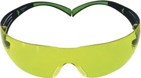 Schutzbrille SecureFit-SF400 EN 166,EN 170 Bügel schwarz grün,Scheibe gelb