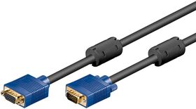Full HD SVGA-Monitorverlängerung, vergoldet, 3m- VPE: 1