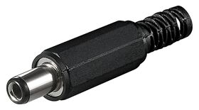 DC-Stecker mit Knickschutz- VPE: 10
