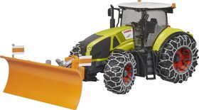 Claas Axion 950 mit Schnee-+Räum.