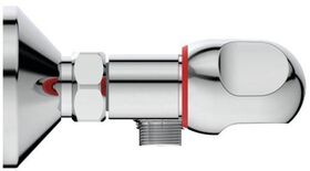 IDS Brause-Zweißriffarmatur ALPHA AP, ohne Brausegarnitur chrom IDEAL STANDARD