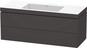Duravit Waschtischunterbau L-CUBE m WT Vero Air 500x1200x480mm o HL gra sm