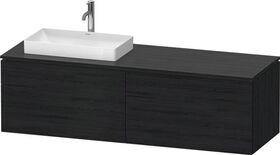Duravit Waschtischunterbau L-CUBE 1620x482x550mm Ei sw o ES