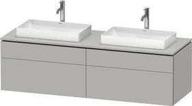 Duravit Waschtischunterbau L-CUBE 1620x482x550mm betongr ma o ES