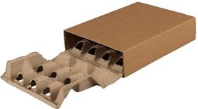 Polsterbox L-BOXeco basic Maße 200x142x40mm Noppenhöhe 20mm TRANSPAK - VPE: 130