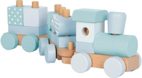 small foot  Holzzug blau