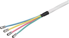 80 dB Quattro Koax-Antennenkabel-Set, doppelt geschirmt, CCS, 10m- VPE: 1