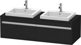 Duravit Waschtischunterbau KETHO 550x1400x426mm eiche schwarz