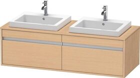 Duravit Waschtischunterbau KETHO 550x1400x426mm eiche natur
