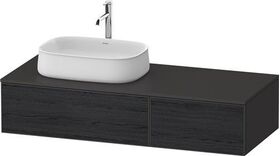 Duravit Waschtischunterbau Zencha 1300x281x550mm Ei sw / gra s-matt o ES