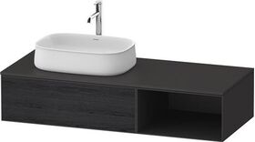 Duravit Waschtischunterbau Zencha 1300x281x550mm Ei sw / gra s-matt o ES