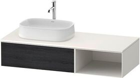 Duravit Waschtischunterbau Zencha 1300x281x550mm Ei sw / we s-matt o ES