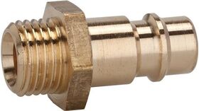 Stecknippel MS blk Stecker DN 7,2 AG G 3/8 Zoll PROMAT - VPE: 10