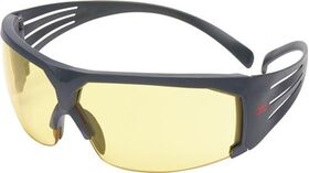 Schutzbrille SecureFit™-SF600 EN 166 Bügel grau,Scheibe gelb PC 3M