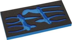 Werkzeugmodul Leereinlage 1/3-Modul 4000 871 292,4-tlg.KNIPEX