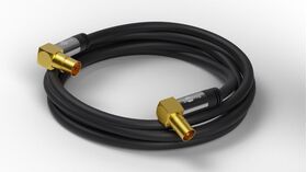 TV Antennenkabel (135 dB), 4x geschirmt, 2m- VPE: 1
