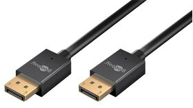 Slim DisplayPort™-Kabel 2.0/2.1, 40 Gbit/s, 1m- VPE: 1
