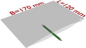 Gleitverschlussbeutel Maße 170x120mm Stärke 60µ PE transparent TRANSPAK - VPE: 1000