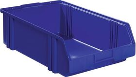 Sichtlagerkasten LK L500/450xB300xH145mm PS blau LA-KA-PE