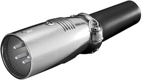 Mikrofonstecker, XLR-Stecker (4-Pin), 4Pin- VPE: 1