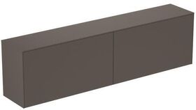 IDS Waschtischplatte TV741 CONCA o Ausschnitt 1202x373mm anthrazit matt IDEAL STANDARD