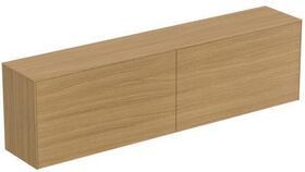 IDS Waschtischplatte TV741 CONCA o Ausschnitt, 1202x373mm Eiche hell IDEAL STANDARD