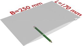 Gleitverschlussbeutel Maße 250x170mm Stärke 60µ PE transparent TRANSPAK - VPE: 1000