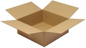 Faltkarton 1-wellig Maße 500x500x200mm Qualität 1.30 C braun TRANSPAK - VPE: 25