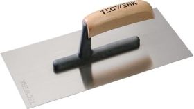 Glättekelle L.280mm B.130mm gehärtet,m.H-Heft STA S.0,7mm TECWERK